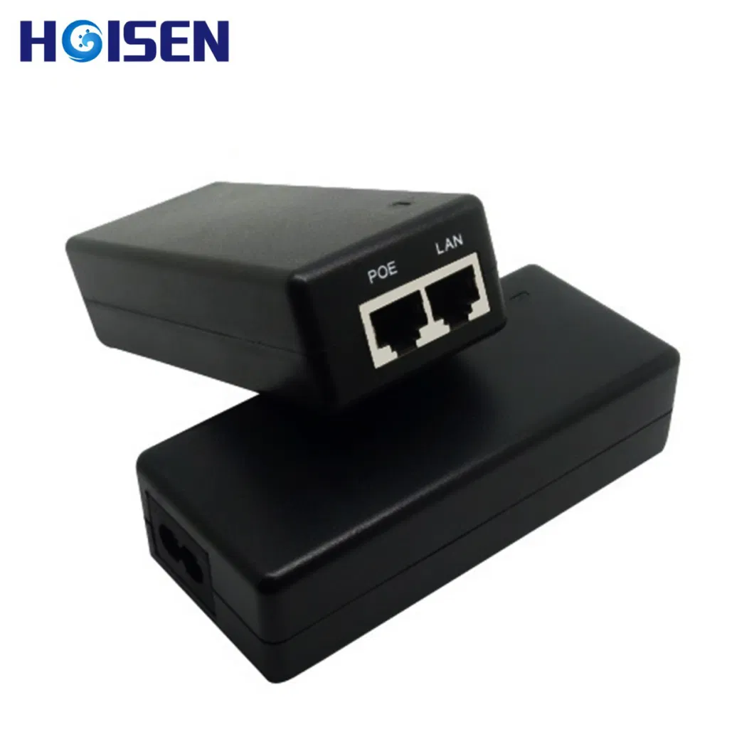 56V 500mA 10/100/1000Mbps Gigabit Poe Injector for IP Camera/Phone with IEEE 802.3af Compliant